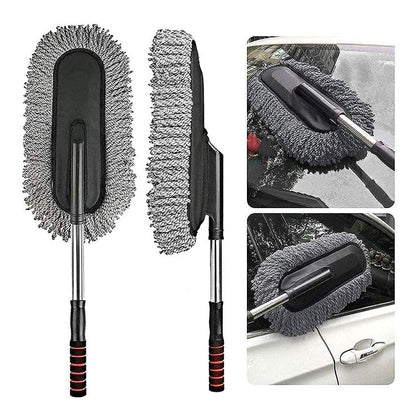 Premium Extendable Microfiber Car Duster – Scratch-Free Dust Cleaning Brush